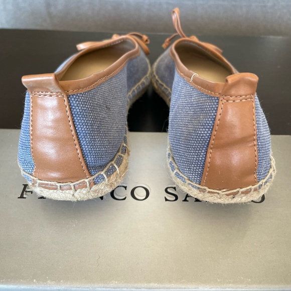 Frank Sarto Denim flats Size 8 - Picture 3 of 7
